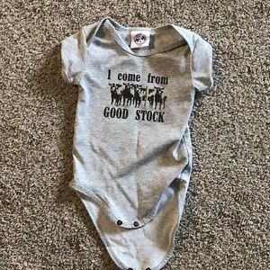 “I Come From Good Stock” Onesie